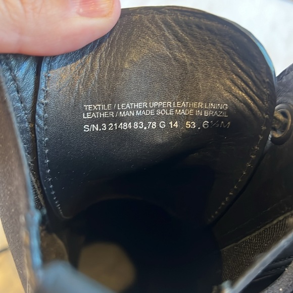 TORY BURCH Black Combat Boots - Picture 5 of 5